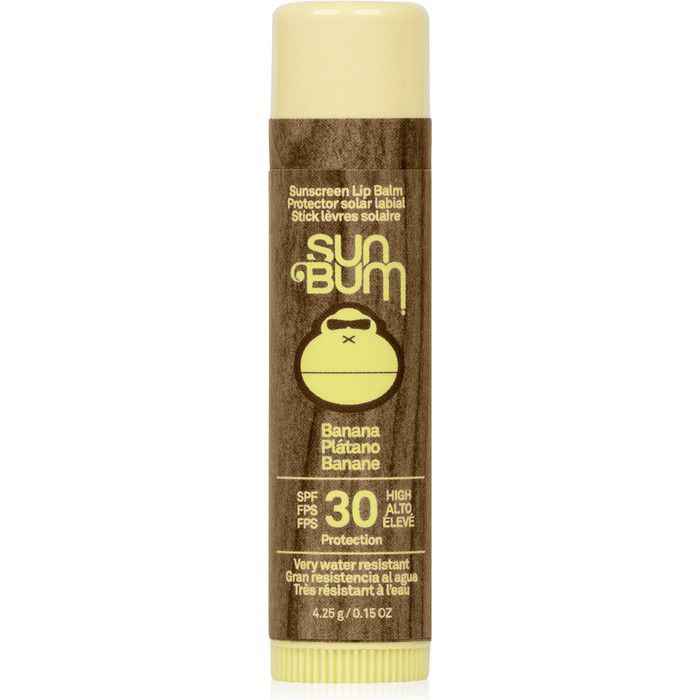2024 Sun Bum Original 30 SPF Sunscreen CocoBalm Lip Balm 4.25g SB338796 - Banana