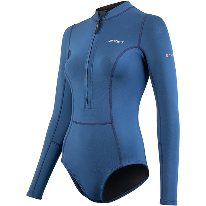 2024 Zone3 Womens 1 5mm Neoprene Swim Suit NA18WSWI101 - Black - Swimming