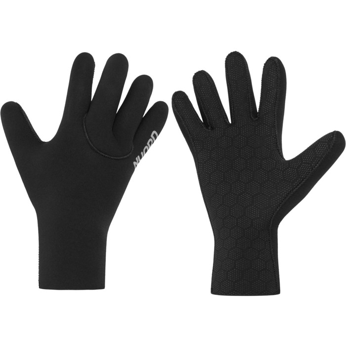 2024 Nyord Furno 5mm Neopreen Handschoenen Nyug05m2 - Zwart