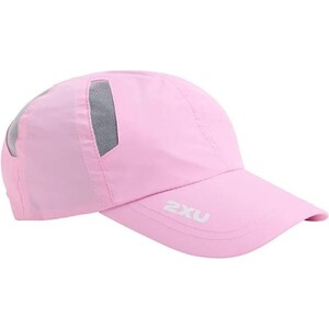 2024 2XU Run Cap UQ5685f - Pastel Pink / White