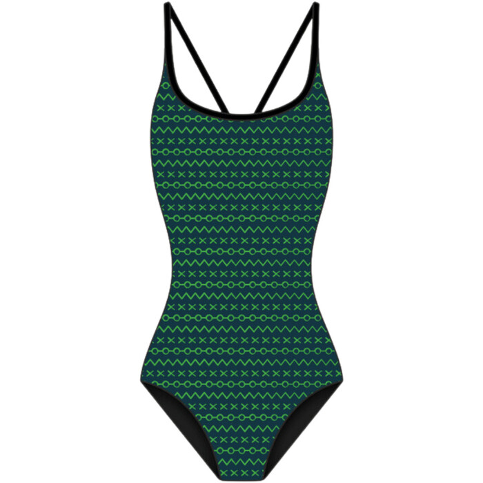 2024 Huub Da Donna Costume Da Bagno Indie COSINDI - Black / Verde
