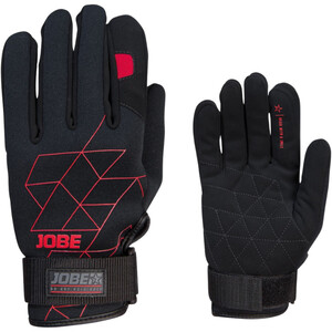 2024 Jobe Da Uomo Stream Gloves - Black / Red
