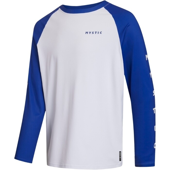 2024 Mystic Hombres Camiseta De Manga Larga Bolt Quickdry 35001.240157 - White / Blue