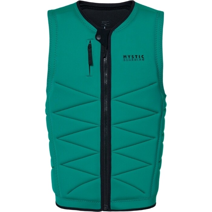 2024 Mystic Outlaw Front Zip Wake Impact Vest Til MÃ¦nd 35005.240226 - Green