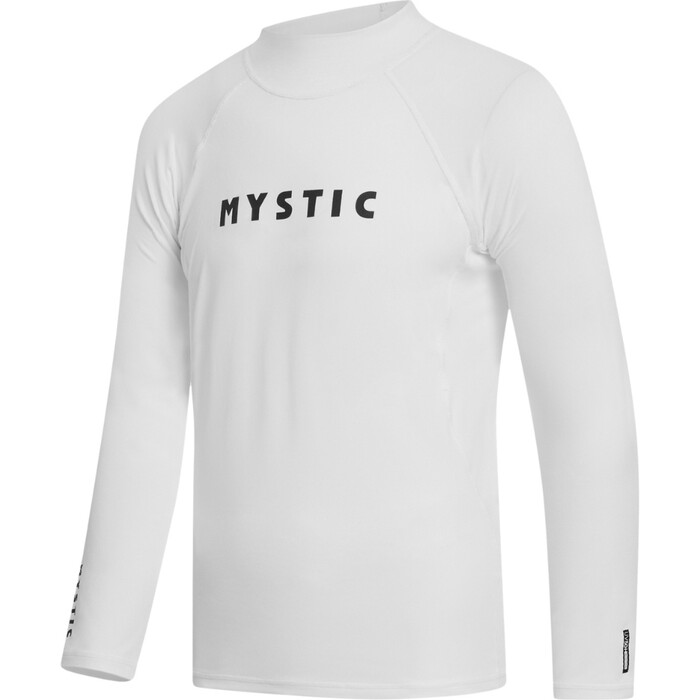 2024 Mystic Mens Star Long Sleeve Lycra Vest 35001.240162 - White