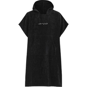 2024 Orca Changement De Coton Robe / Poncho NAZ1 - Black