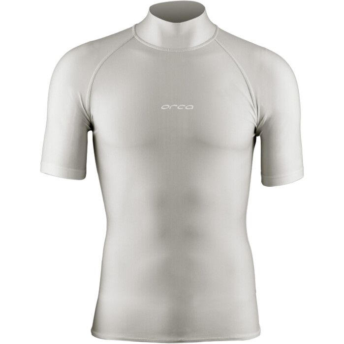 2024 Orca Da Uomo Bossa Short Sleeve Lycra Vest MAA1 - Silver