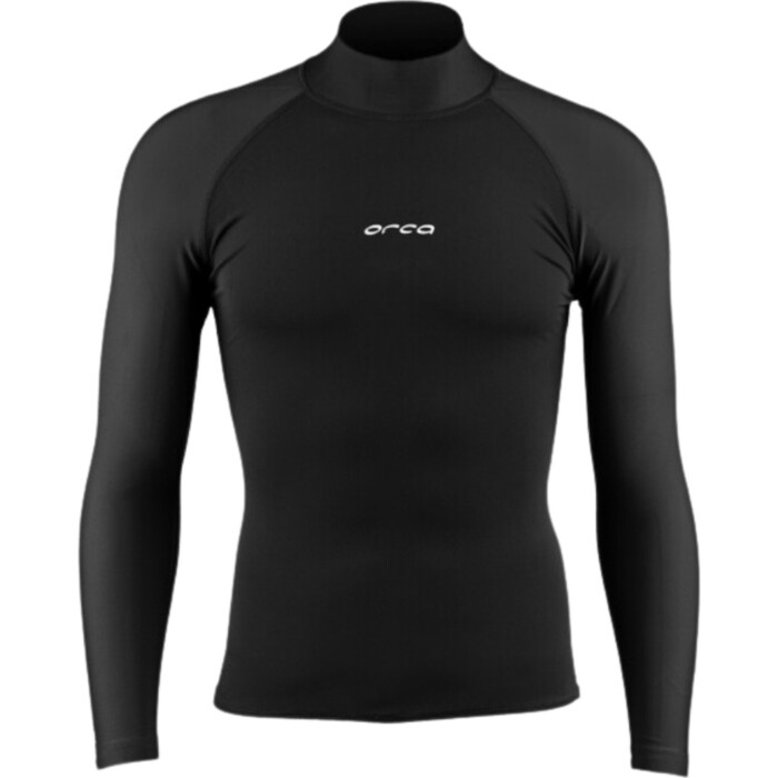 2024 Orca Mnner Tango Thermal Long Sleeve Lycra Vest MAAA - Black