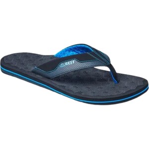 2024 Reef Mens The Ripper Flip Flop Sandals CI8647 - Black / Blue