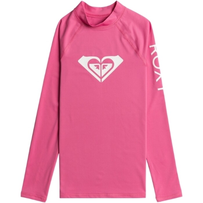 2024 Roxy Mdchen Wholehearted Long Sleeve Lycra Weste ERGWR03286 - Shocking Pink