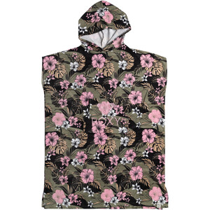 2024 Roxy Mujer Toalla Estampada Stay Magical Poncho ERJAA04262 - Anthracite Classic Pro Surf