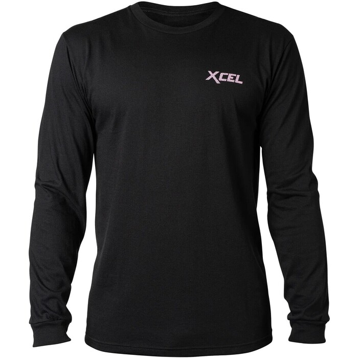 2024 Xcel Hommes Throwback Long Sleeve Tee MATS6TBK - Noir