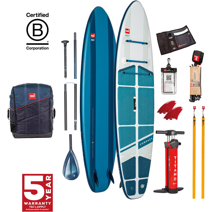 2025 Red Paddle Co Compact 11'0 Stand Up Paddle Board Paket 001