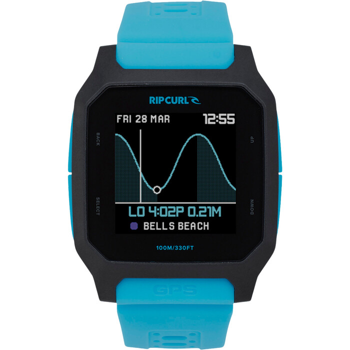 2025 Rip Curl Search GPS Surf Watch 010MTI Blue Accessories