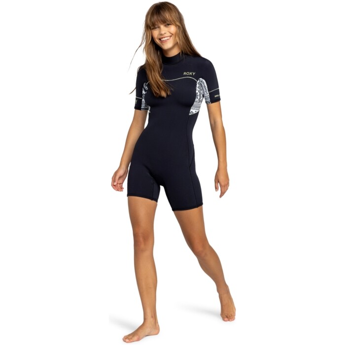 2025 Roxy Femmes Swell Series 2mm Back Zip Shorty Combinaison