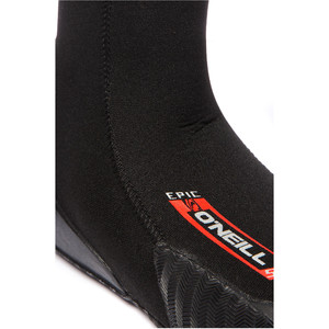 2023 O'Neill Epic 3mm Bottes  Bouts Ronds 5429 - Black