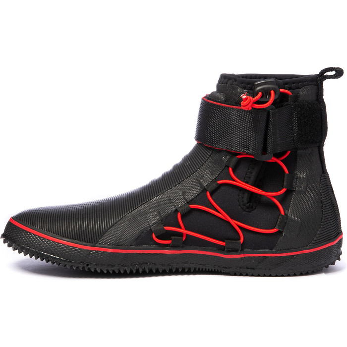 2023 Gul All Purpose 5mm Lace Up Boots BO1304-B2 - Black / Red