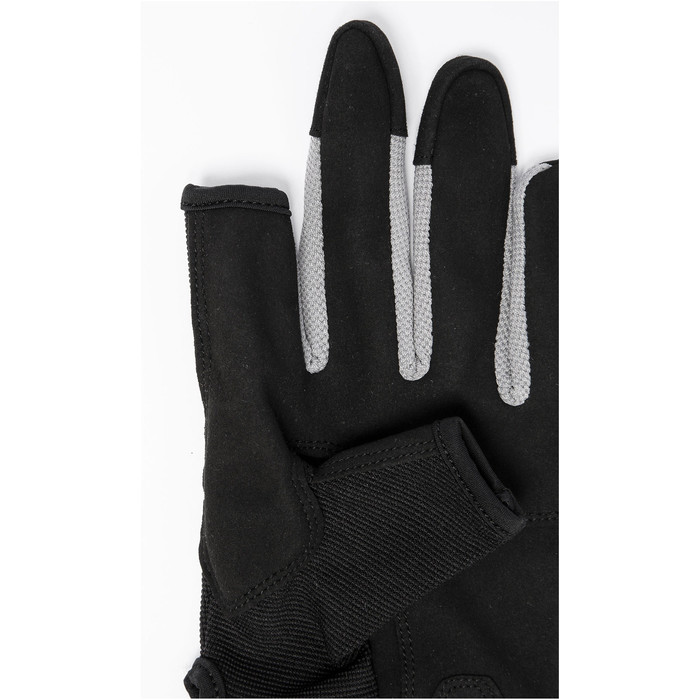 2022 Musto Essential Segeln 3 Finger Handschuhe Augl002 - Schwarz
