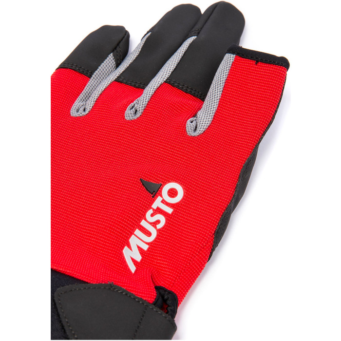 2024 Musto Essential Segeln Langfingerhandschuhe Augl002 - Rot