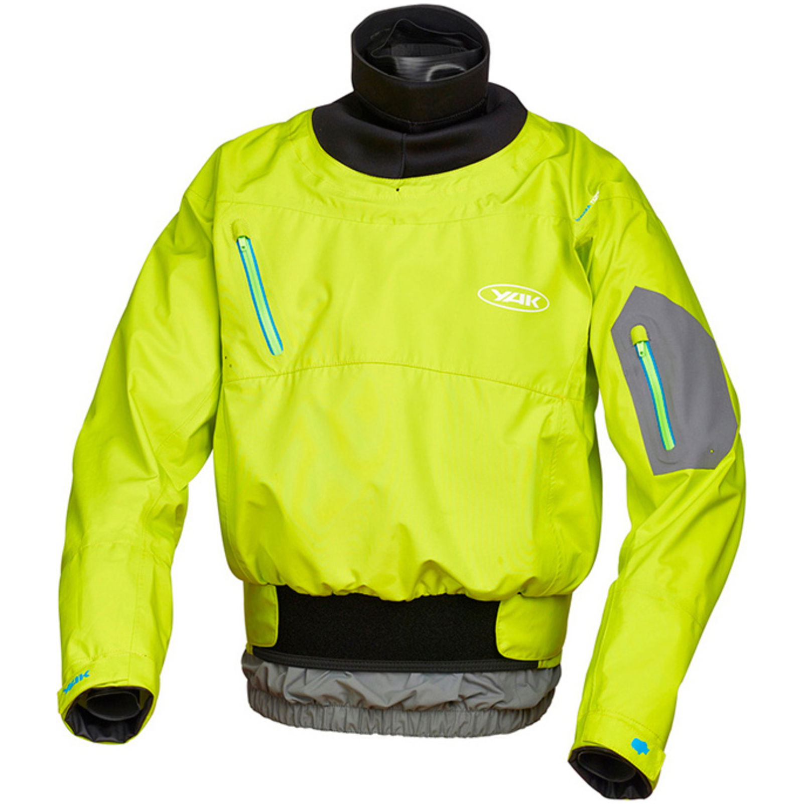 Yak Riwaka Kayak Whitewater Latex Seal Dry Cag Green 2726 Canoe & Kayak Cags Watersports