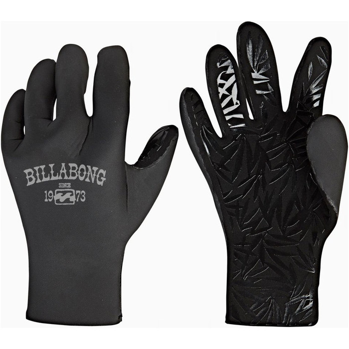 2019 Billabong Womens Furnace Synergy 2mm Neoprene Gloves Black Q4GL15