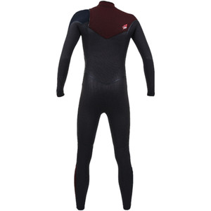2020 O'Neill Youth Psycho One 4/3mm Chest Zip Wetsuit Raven / Widow 4968