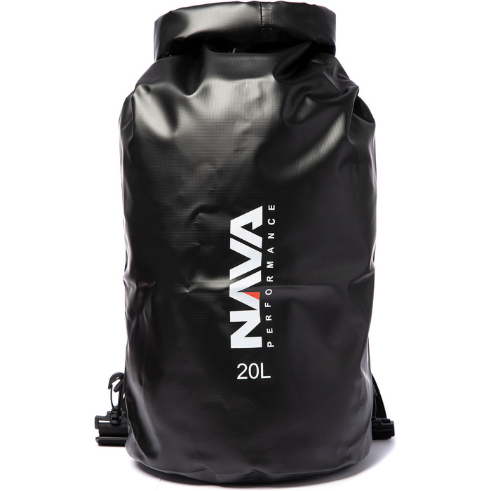 2024 Nava Nava Performance 20l Drybag Mit Rucksackgurten Nava002 - Schwarz