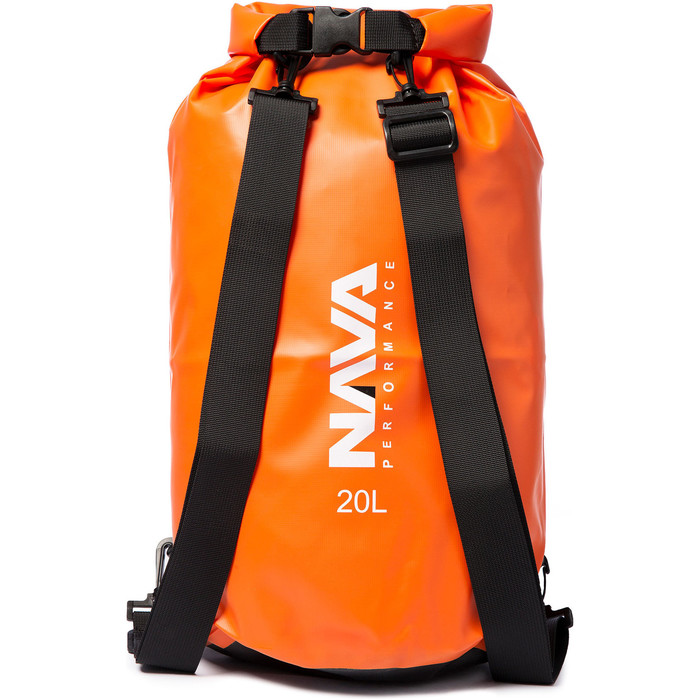 2024 Nava Performance 20l Drybag Med Rygskstropper Nava002 - Orange