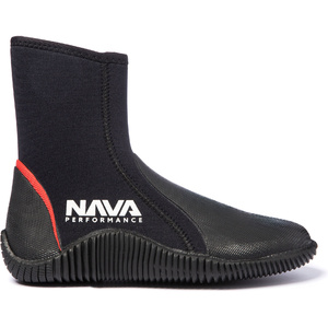2021 5mm Nava Performance 5mm Neopren Stiefel Mit Reißverschluss Navabt02 - Schwarz