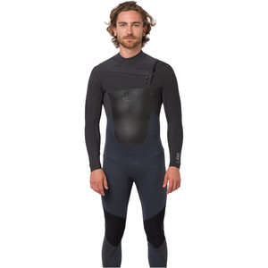 2020 Animal Lava 5/4/3 5/4/3mm Wetsuit Met Chest Zip AW0SS002 - Graphite