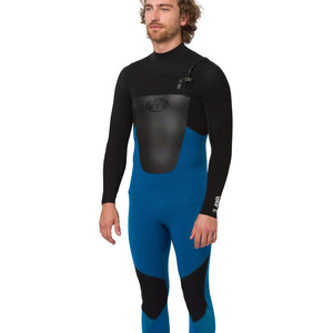 2020 Animal Mens Lava 3/2mm Chest Zip Wetsuit AW0SS006 - Marina Blue
