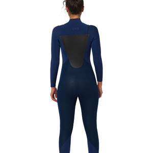 2020 Animal Da Mulher Lava 4/3mm Chest Zip Wetsuit Aw0ss300 - Escuro Navy