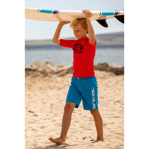 2020 Animal Junior Boys Tannar Boardshorts CL0SS600 - Mediterranean Blue