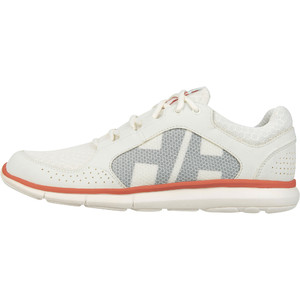 2021 Helly Hansen Womens Ahiga V4 Hydropower Sailing Shoes 11583 - Off White / Shell Pink