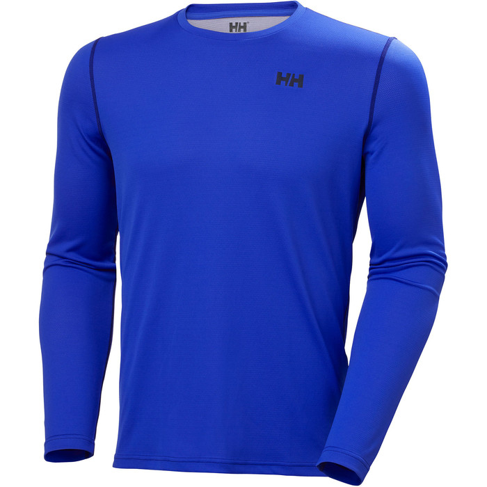 2021 Helly Hansen Uomo A Manica Lunga In Maiolica Active 49348 - Blu Reale