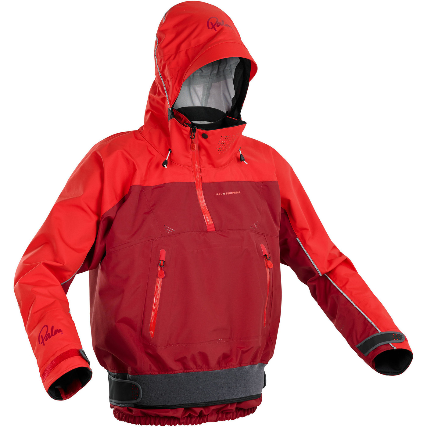 2022 Palm Mens Bora Touring Kayak Jacket 12499 Chilli / Flame Canoe