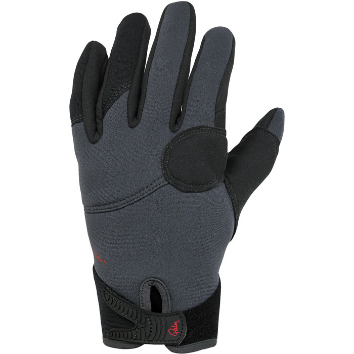 2024 Palm Throttle 2mm Neoprene Gloves 12332 - Jet Grey