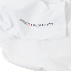 2022 Musto Hommes Evolution Manches Longues Sunblock Polo 2.0 81147 - Blanc