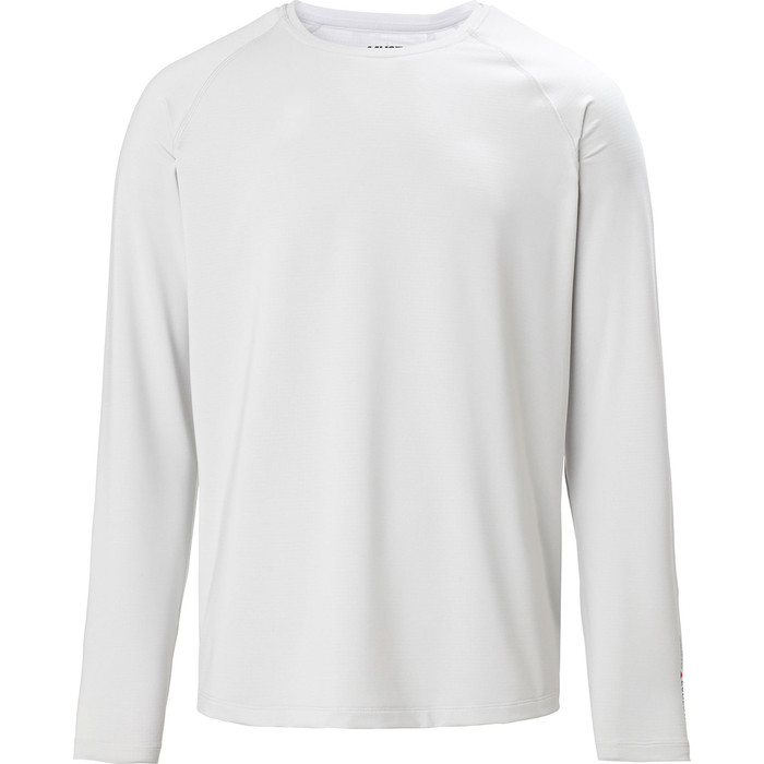 2022 Musto Evolution Sunblock T-shirt Met Lange Mouwen Voor Heren 2.0 81155 - Platina