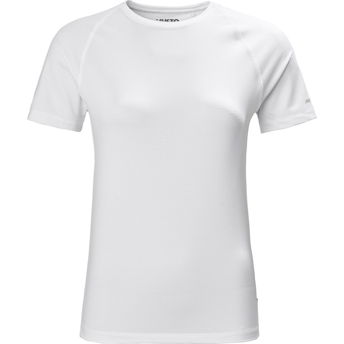 Musto Damen Evolution Sunblock T-Shirt Top 2.0 Langarm Hergestellt Weiß um den Komfort bei Active erheblich zu verbessern