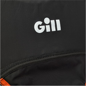 2024 Gill Junior Pro Racer Side Zip 50N Buoyancy Aid 4916J - Black / Orange