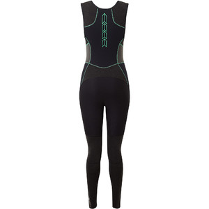 2021 Gill Womens Zentherm 3mm GBS Skiff Suit & 2.5mm Wetsuit Top Package Deal - Black
