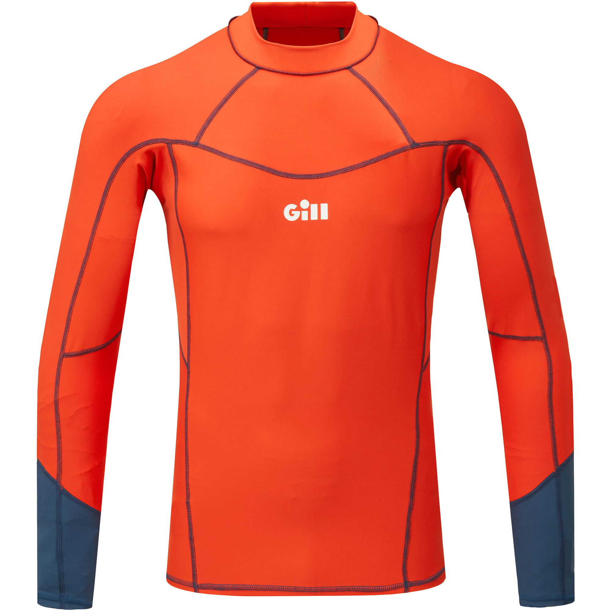 2024 Gill Mens Pro Long Sleeve Rash Vest 5020 Orange Neoprenos