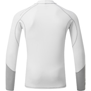 2024 Gill Mens Pro Long Sleeve Rash Vest 5020 - White