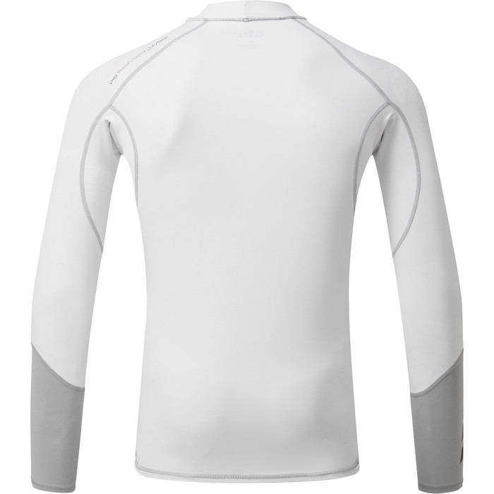 5020 2020 Gill Pro Rash Vest Long Sleeve White 