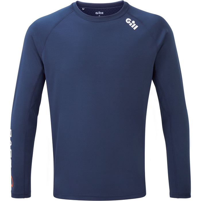 2022 Gill Course Masculine Manches Longues Tee Rs37 - Bleu Fonc