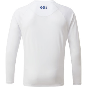 2022 Gill  Manches Longues Hommes Course Tee De Rs37 - Blanc