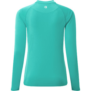 2022 Gill Femme Manches Longues Uv Tec Tee Uv011w - Turquoise