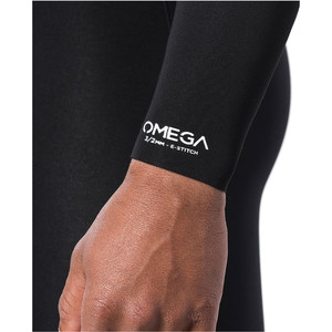 2021 Rip Curl Masculino Omega 3/2mm Wetsuit Com Back Zip Wsm9ao - Preto