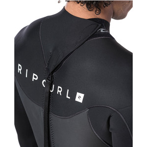 2021 Rip Curl Mens Omega 3/2mm Back Zip Wetsuit WSM9AO - Black